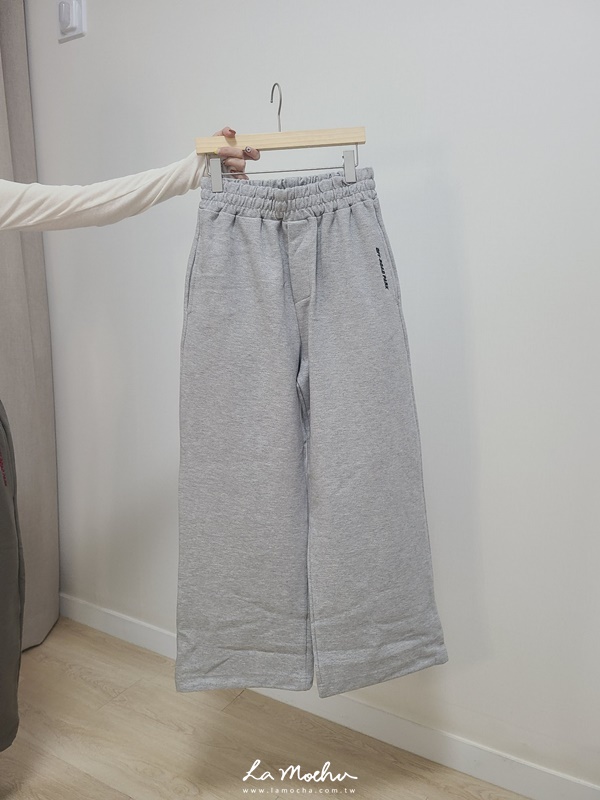 刺繡小字母兩穿棉褲